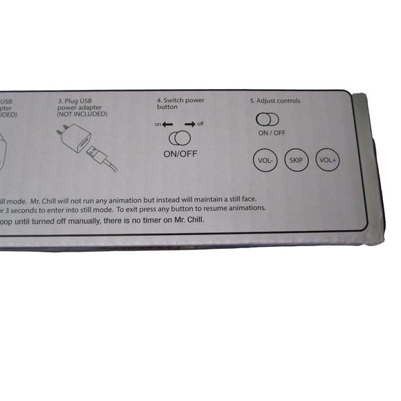 Mr Chill The Talking Singing Animated Snowman Christmas Decoration Unused IOB - Picture 11 of 14